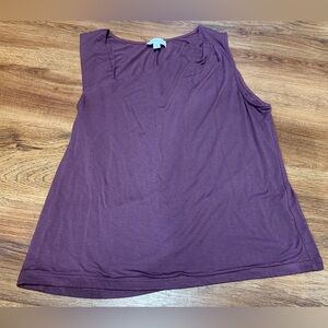 Evereve Rich Purple Tank Top